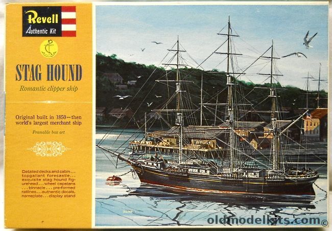 Revell 1/216 Clipper Stag Hound - 'The Largest Merchant Ship of Her Day', H325-300 plastic model kit